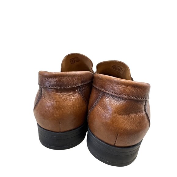 Flag LTD Nappa Glove mens brown leather loafers 8.5M SKU 7149 main image 4